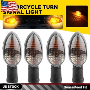 4PCS Amber Turn Signal Indicator Light Lamp For Yamaha YZF-R1 R6 R125 R15 R25 R3 - Picture 1 of 13