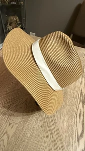 Sombrero de Paja Embalable J.Crew Caqui Oscuro Talla M/L - Imagen 1 de 5