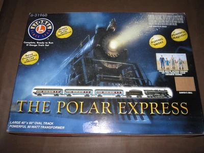 Conjunto de Trem Lionel 6-31960 Polar Express 1ª Edição - Motor, Tender, 3x Carros, Pista - Imagem 1 de 4