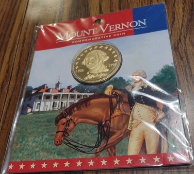 Mount Vernon Commemorative Coin Sealed 2004 President George Washington Home USA - Image 1 of 4