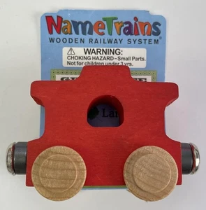 Maple Landmark Inc. 10120 NameTrains Red Caboose Wooden Train Car - Picture 1 of 1