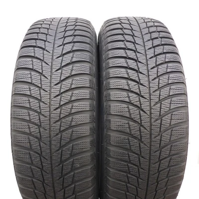 195 65 15 2x BRIDGESTONE 195/65 R15 91H Blizzak Winterreifen 2019 6,8-7,5mm - Bild 1 von 4