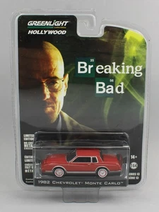1:64 GreenLight *HOLLYWOOD* BREAKING BAD 1982 Chevrolet Monte Carlo *NIP* - Picture 1 of 1