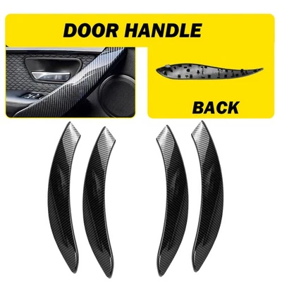 4x For BMW 3Series F30 F35 328i 335i 428i 435i Inner Door Handle Pull Trim Cover - Image 1 of 4