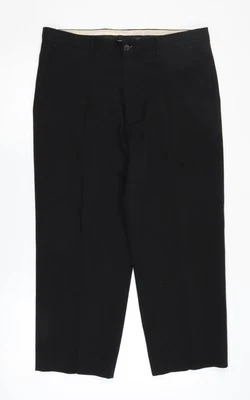Farah Women's Black Trousers Size 14 Straight Leg - Image 1 of 4