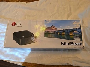 LG MiniBeam PH150B MiniBeam LED Projector Bluetooth - Black- NEW Open Box LOOK  - Picture 1 of 8