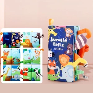 with Squeaking Sound Crispy Cloth Book 3D Baby Cloth Book 0-36 Months - Picture 1 of 14