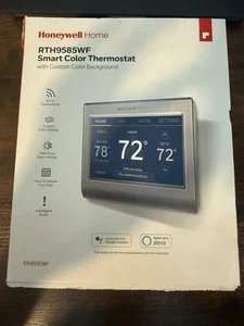 Honeywell Home RTH9585WF 1004 Wi-Fi Smart Thermostat Heat Cool Schedule Silver - Picture 1 of 2