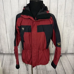 Mountain Hard Wear Herren Medium rot/schwarz durchgehender Reißverschluss Leitung Mantel Jacke - Bild 1 von 8