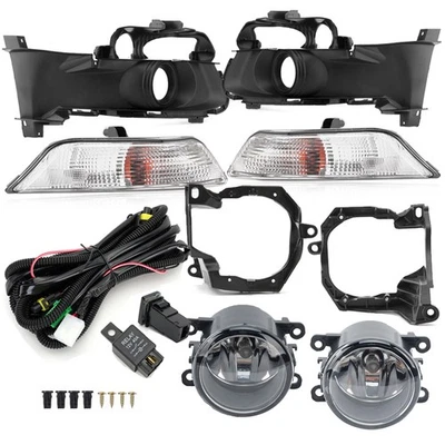 Set Fog Light W/ Signal Lamp Cover Wiring Assembly For Ford Mustang 2015-16 2017 - Image 1 of 4