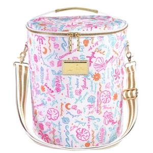 Insulated Soft Cylinder Beach Cooler with Adjustable/Removable Strap and Doub... - Picture 1 of 5