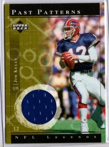 2001 UD NFL Legends Football Past Patterns Jim Kelly JERSEY BILLS - Picture 1 of 1