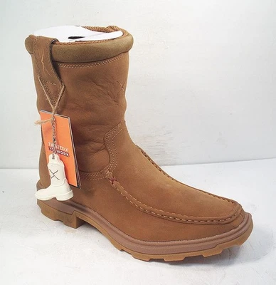 Twisted X Men's 10 D Ultra Lite X 9"Waterproof Brown Work boots MULW001 - Image 1 of 4