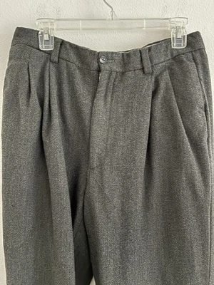 Pantalones de hombre Banana Republic 100 % lana gris 34 L elegantes fiesta de trabajo Foto 1 de 4