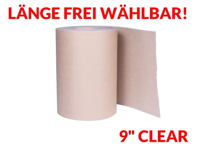 CLEAR GRIPTAPE Longboard & Skateboard Grip Tape CLEAR 9" < Länge FREI wählbar >
