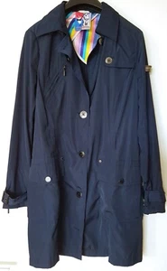 Trenchcoat Mantel Jacke "Frieda&Freddies" DE40 blau neu ohne Gürtel - Bild 1 von 5
