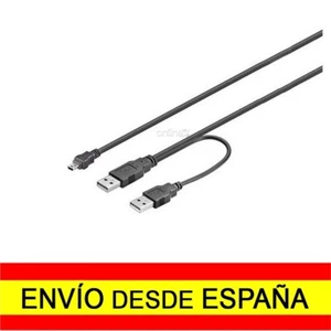 Cable Mini USB a Doble USB 2.0 0,7mtro a0856 - Imagen 1 de 4
