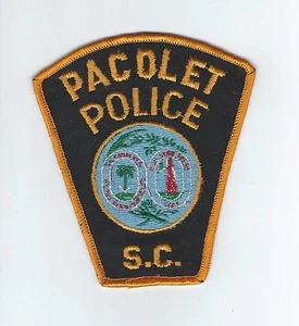 VINTAGE PACOLET, SOUTH CAROLINA POLICE(CHEESE CLOTH BACK) patch - Picture 1 of 2