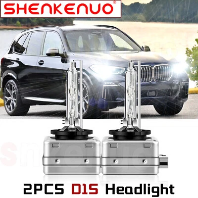 For 2007-2016 2017 BMW X5 HID Headlight High/Low Beam Bulbs Qty of 2 6000k White - Изображение 1 из 4