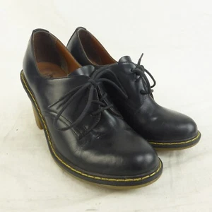 Dr. Martens Jinelle schwarze Plateauschuhe aus Leder mit klobigem Absatz UK 3,5 Damen - Bild 1 von 11