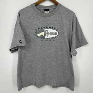 Spearmint Rhino Wear T-Shirt Men's XL Gray Gentlemen's Clubs California Vtg Y2K - Picture 1 of 10