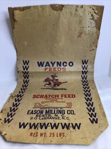 Easton Milling Co.M.P. White Milling Co. Scratch Feed Bags LOT OF 2 Gafney S.C. - Picture 1 of 8