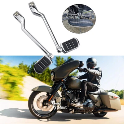 For Harley Street Glide FLHX 2006-2022 Chrome Heel Toe Shift Lever Shifter Pegs - Image 1 of 4