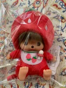 Strawberry Bebichhichi Push Doll Größe S Monchhichi Kawaii Super RAR - Bild 1 von 5