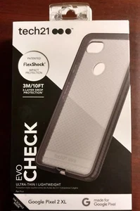 Tech21 Google Pixel 2 XL Case Evo Check - Smokey/Black - Picture 1 of 4