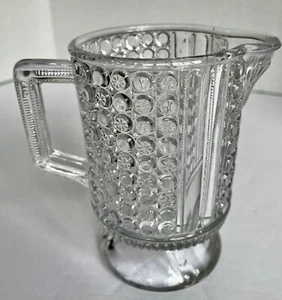 Early American “Three Panel Clear” Footed Creamer- Richards & Hartley Circa 1888 - Picture 1 of 11