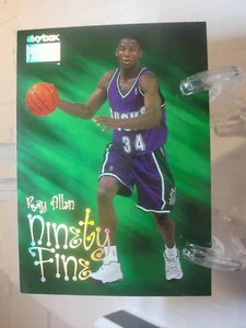 1998-99 SkyBox Premium #202 - Ray Allen NF - Milwaukee Bucks  98-195.1 - Picture 1 of 2