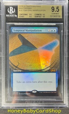 MTG Ultimate Masters 2018 Temporal Manipulation BGS 9.5Q (TRUE QUAD) GEMMINT UMA - Image 1 of 4