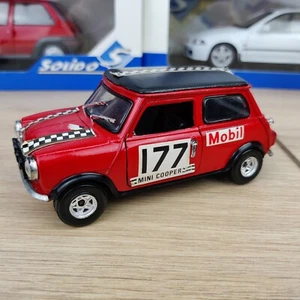 COCHE POLITOYS -M MINI COOPER ROUGE N°582 HECHO EN ITALIA 1:25 SUELTO - Imagen 1 de 9
