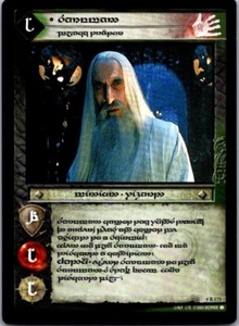 LOTR TCG TTT The Two Towers Saruman, Black Traitor Tengwar 4r173 - Picture 1 of 1