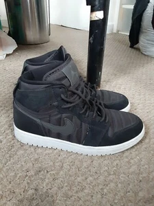Jordan 1 Retro High Strap Black Anthracite - Size 8.5 ( 342132-004 ) *No Straps - Picture 1 of 7
