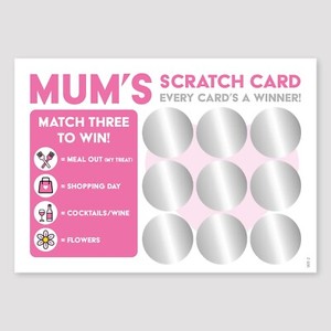 Gift for Mum | Mums Scratch Card | Christmas Birthday | Mothers Day Gift