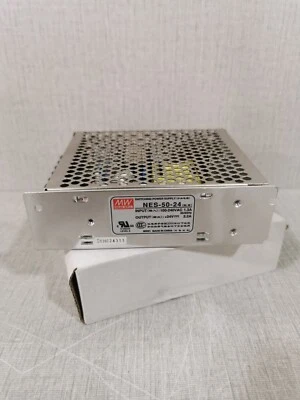 MEAN WELL NES-50-24 SWITCHING POWER SUPPLY 100-240VAC 1.3A 50/60Hz - Image 1 of 4