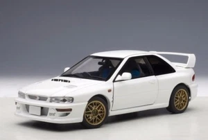 SUBARU IMPREZA 22B WRX STi WHITE 1:18 AUTOART 78605 UPGRADED VERSION 1 OF 1500 - Picture 1 of 11