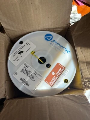 全新 ALPHA WIRE 7133 YG001 连接线 1000 英尺 美国库存 — 第 1/2 张图片