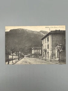 CARTOLINA EDOLO VIALE DERNA E STAZIONE BRESCIA - Imagen 1 de 2