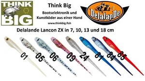✅ Delalande Lancon ZX, 5 Stück, verschiedene Größen & Farben, Drop Shot Angeln ✅ - Bild 1 von 9