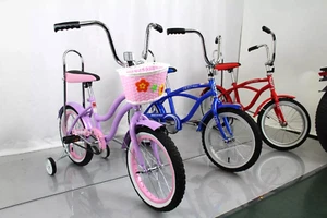 16" Kids Lowrider Bike Coaster Brake Banana Seat Boy Girl BLACK BLUE RED PINK - Picture 1 of 13