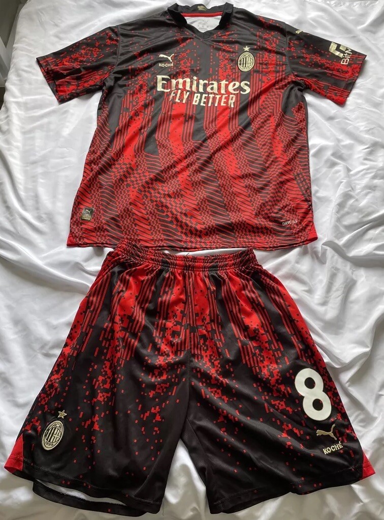 Pantaloncini Milan Replica Ufficiali - Personalizzabili Con Numero, Per Ragazzi E Adulti - Foto 14