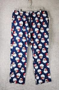 Old Navy Santa Claus Flannel Pajama Pants Mens XL Make Magic Navy Bottoms NWT - Picture 1 of 13