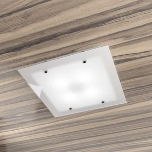 Decke Glas Modern Weiß Und Chrom A 4 Lichter Tpl 0510 - Picture 1 of 1