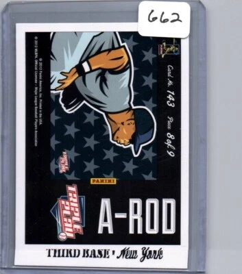 2012 Panini Triple Play - Puzzle Alex Rodriguez #143 - Image 1 of 2