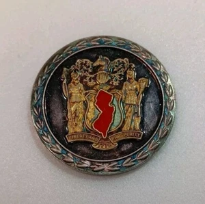 State Of New Jersey Service Appreciation Medal 15.25g .999 Silver Service Medal - Picture 1 of 6