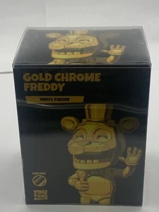 Youtooz FNAF Five Nights at Freddy's Gold Chrome Freddy Vinyl Figur - Neu in Box - Bild 1 von 4