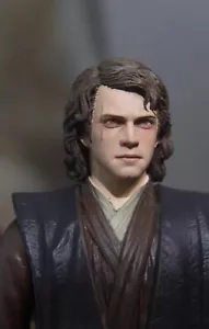 1/12 Custom painted SHF blackseries Anakin Skywalker Head Sculpt No Figure - Picture 1 of 4