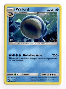Wailord 40/168 Holo Foil Rare Celestial Storm Pokemon Card TCG NM - Picture 1 of 2